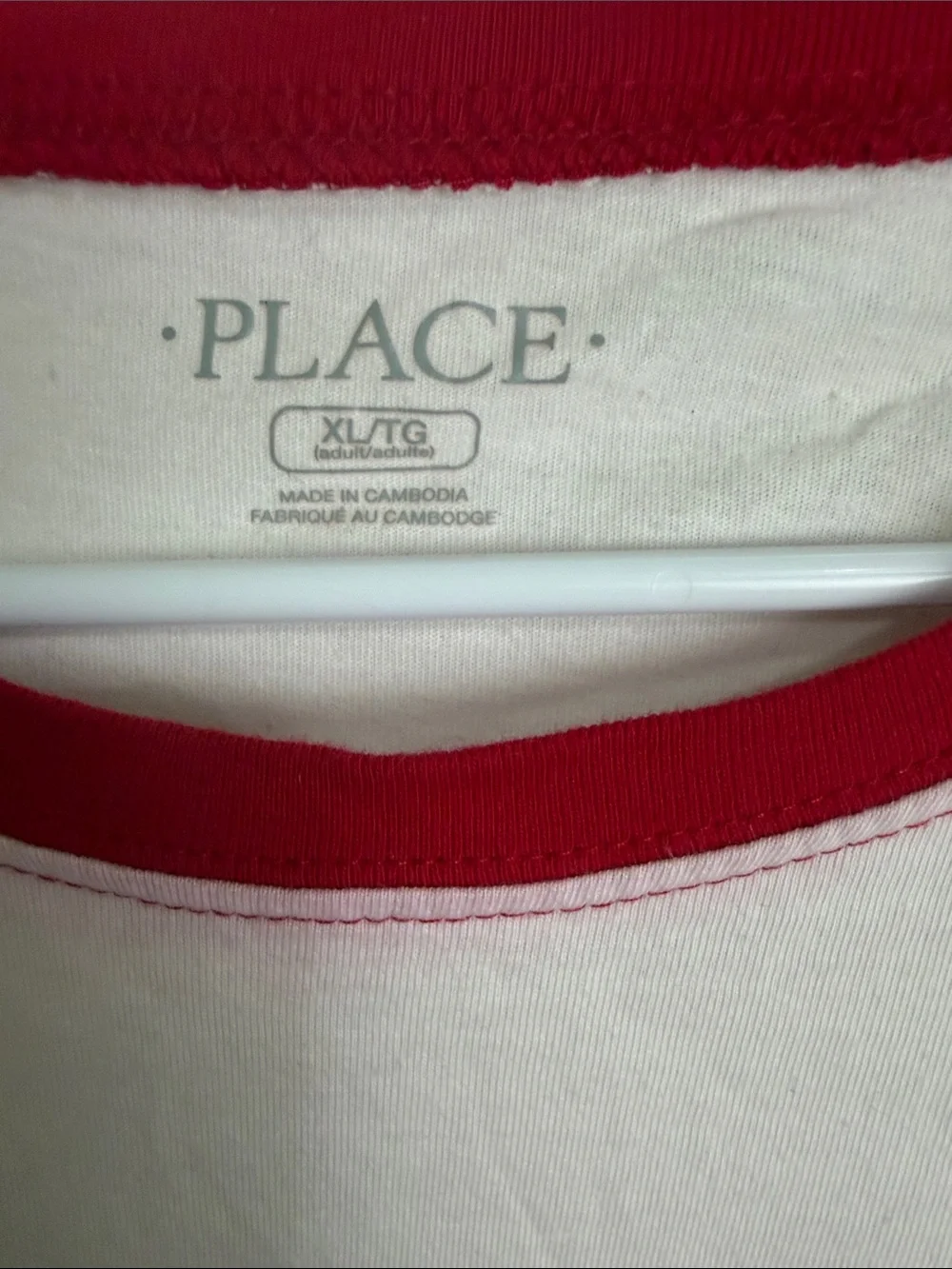 Place Red & White Buffalo Plaid Bear 'PAPA' Raglan Tee